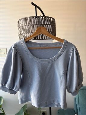 aerie Light Blue Women's Crop Top